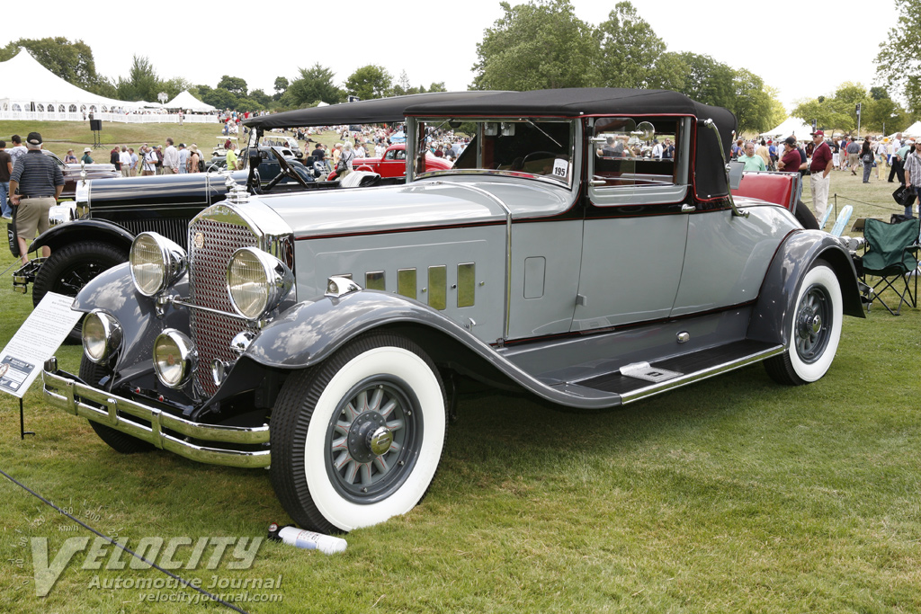 1929 Pierce-Arrow model 143 convertible coupe