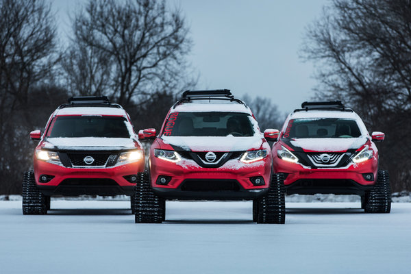 2016 Nissan Pathfinder, Rogue and Murano Winter Warrior concepts