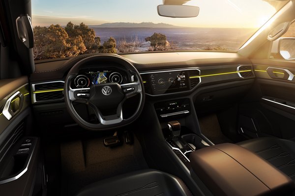 2018 Volkswagen Atlas Tanoak Interior