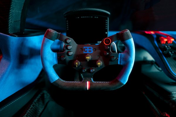 2020 Bugatti Bolide Instrumentation