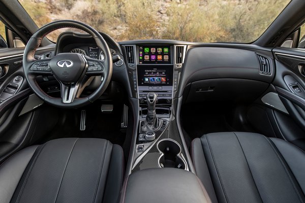 2021 Infiniti Q60 Red Sport 400 Interior