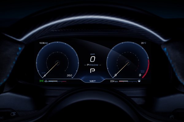 2022 Maserati MC20 Instrumentation