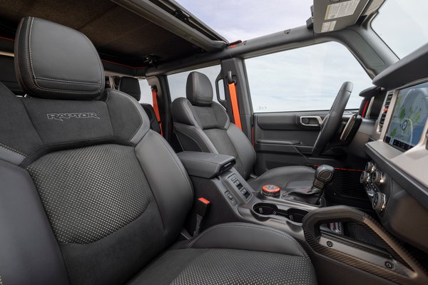 2022 Ford Bronco Raptor Interior