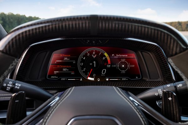 2023 Chevrolet Corvette Z06 Instrumentation